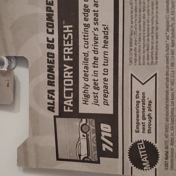 Alfa Romeo 8C Competizione Red Hot Wheels Factory Fresh Series 7/10 - Picture 8 of 8